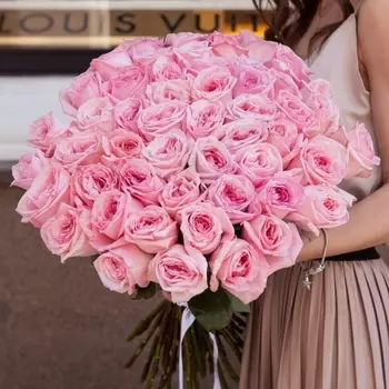 51 Пионовидная Роза Пинк Охара (60 см.)