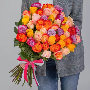 51 Роза Микс (60 см.)