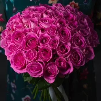 51 Розовая Роза (30-40 см.)