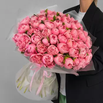 51 Розовый Пион