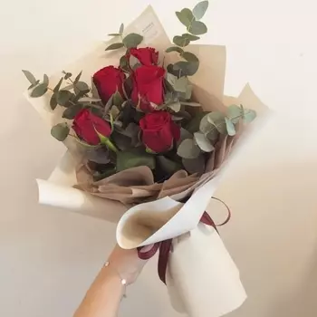 5 Красных Роз (60 см.)