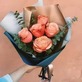 5 Роз Кахала (50 см.)