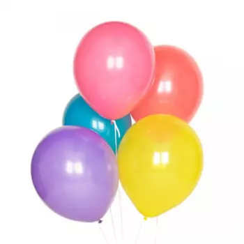5 Ярких Цветных Воздушных Шаров