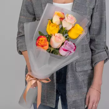 7 Роз Микс (50 см.)