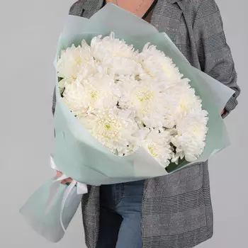 9 Белый Хризантем Бигуди