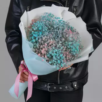 9 Розово-Голубых Гипсофил