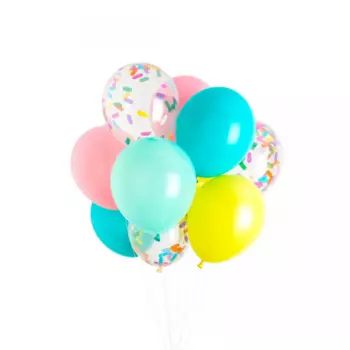 9 Воздушных Шаров "Мороженое"