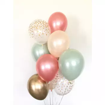 9 Воздушных Шаров "Поздравляю!"