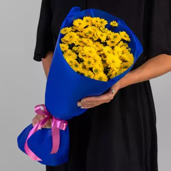 9 Желтых Сантини Ромашка