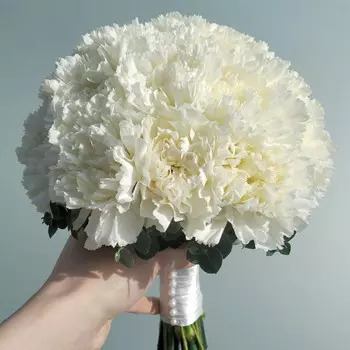 Букет Невесты Из Белых Гвоздик