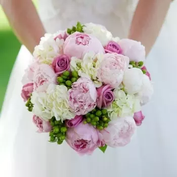 Букет Невесты "Бело-Розовый"