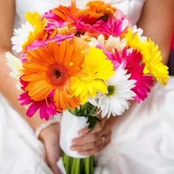 Букет невесты "Гербера"