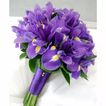 Букет Невесты "Ирисы"