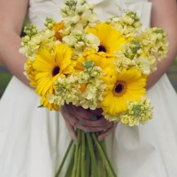 Букет Невесты "Лимонный Аромат"