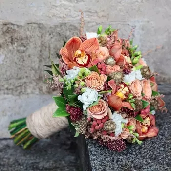 Букет Невесты "Осенний"