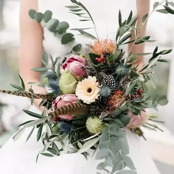 Букет Невесты "Растрёпыш"