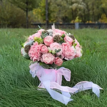 Букет Невесты "Розовый"