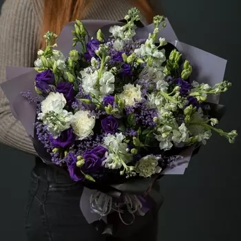 Букет "Бело-Фиолетовый"