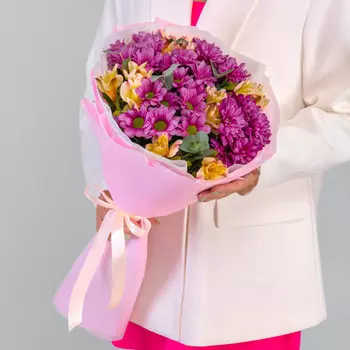 Букет "Бело-Сиреневый"