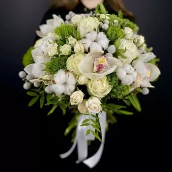 Букет "Белый Плюш"