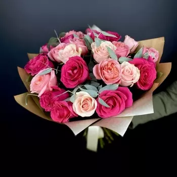 Букет "Клубничный Коктейль"