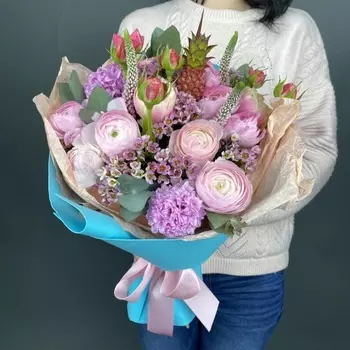 Букет "Клубничный Шейк"