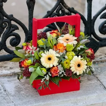 Букет "Легенда" в ящике