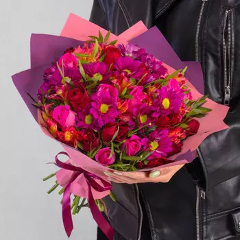 Букет "Малиновый"