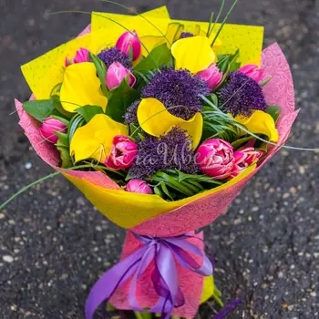 Букет "Мама, Я Люблю Тебя"