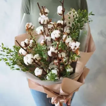 Букет "Минимализм Хлопка"