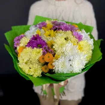 Букет "Микс Из Хризантем"