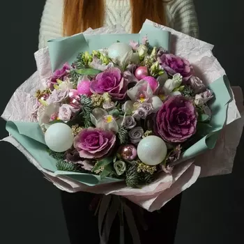 Букет "Новогодняя Мята"