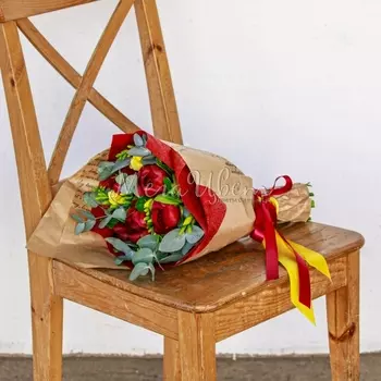 Букет "Пионы и Фрезии"