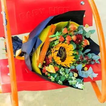 Букет "Снова в Школу"