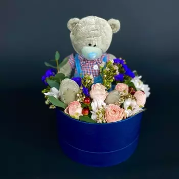 Коробка Мишка Тедди "Мальчику"