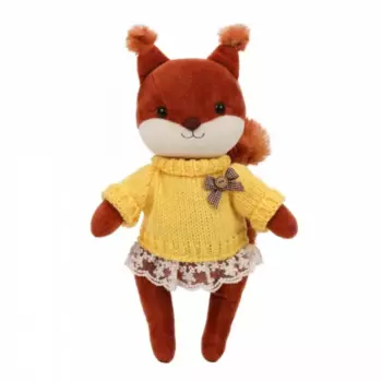 Мягкая игрушка Белочка Белль: В свитере (25 см.)