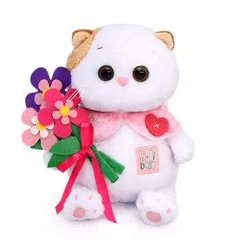 Мягкая игрушка Ли-Ли: BABY с цветами из фетра (20 см.)