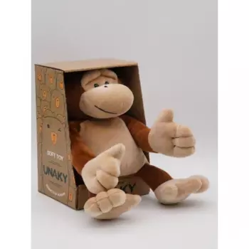 Мягкая игрушка Обезьянка Леся "Коричневый" (23 см.)