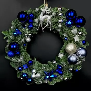 Новогодний Венок "Северный Олень"