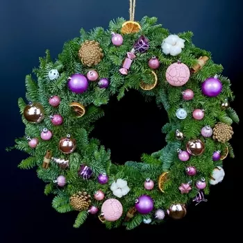 Новогодний Венок "Сладость"