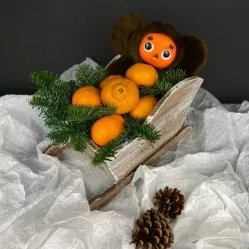 Новогодняя Композиция "Чебурашка"