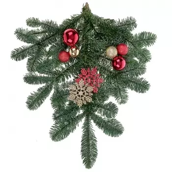 Новогодняя ветка "Красная"