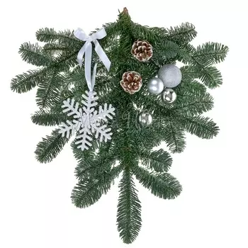 Новогодняя ветка "Снежная"