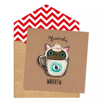 Открытка "Чашечка Милоты"