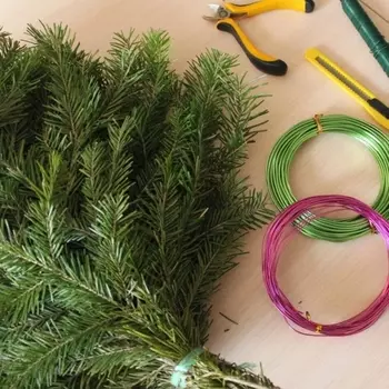 Сборка новогодней ветки (26-51)