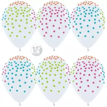 Воздушный Шар Прозрачный В Горошек