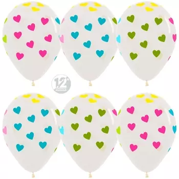 Воздушный Шар "Сердечки"