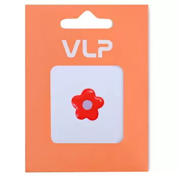 3D Стикер VLP Flower Red Blue, 1142017, силикон, красно-синий цвет