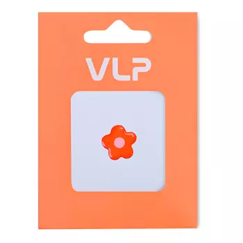 3D Стикер VLP Flower Red Pink, силикон, красно-розовый цвет