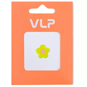 3D Стикер VLP Flower Super Yellow Pink, силикон, желто-розовый цвет